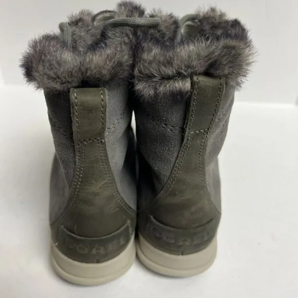 Sorel Women's Explorer Joan Waterproof Winter Boots Quarry, Size 7 M