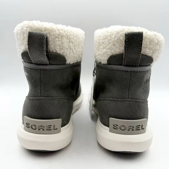 Sorel Womens Explorer Next Carnival Boots US 8 Gray Insulated Waterproof NIB