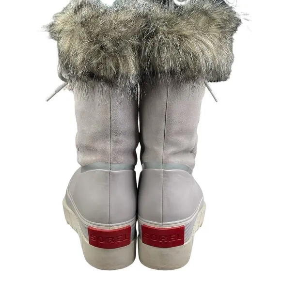 Sorel Women's Joan Of Arctic Next Dove Waterproof Winter Boots Size US 8.5