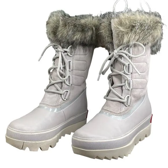 Sorel Women's Joan Of Arctic Next Dove Waterproof Winter Boots Size US 8.5