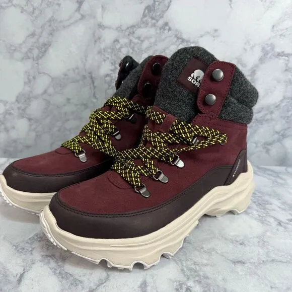 Sorel Women’s Kinetic Winter Boots sz 10 Waterproof Suede NEW #K707