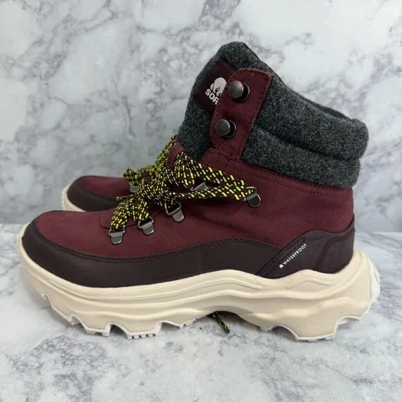 Sorel Women’s Kinetic Winter Boots sz 10 Waterproof Suede NEW #K707