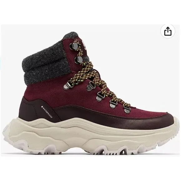 Sorel Women’s Kinetic Winter Boots sz 10 Waterproof Suede NEW #K707
