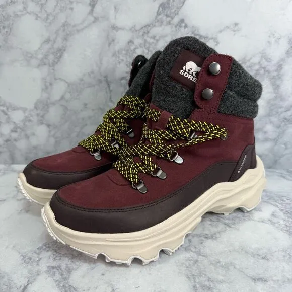 Sorel Women’s Kinetic Winter Boots sz 10 Waterproof Suede NEW #K707