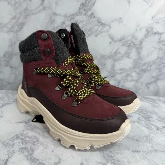 Sorel Women’s Kinetic Winter Boots sz 10 Waterproof Suede NEW #K707