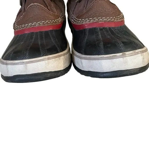 SOREL Women’s Leather Joan of Arctic Lace Up Waterproof Winter Snow Boot Brown 9