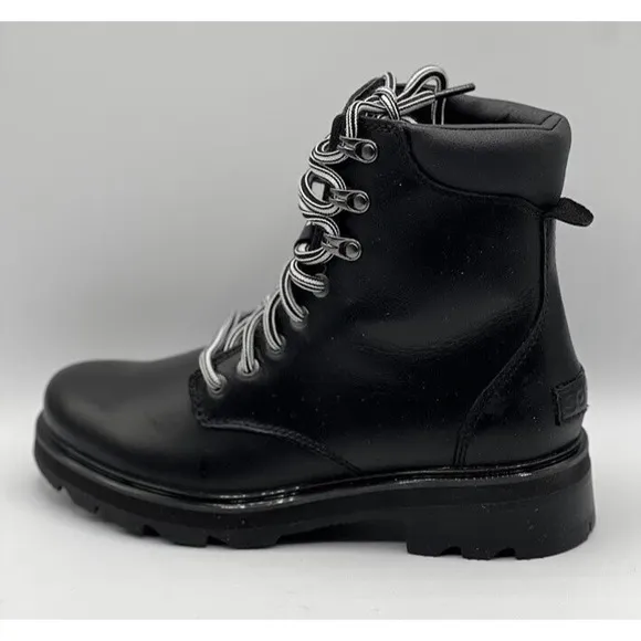 Sorel Women's Lennox Lace Women's Waterproof Leather Boots Size 7.5 NWOB
