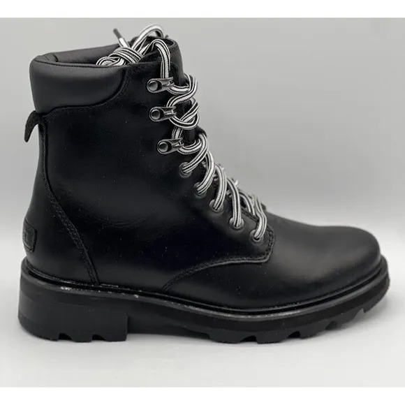 Sorel Women's Lennox Lace Women's Waterproof Leather Boots Size 7.5 NWOB