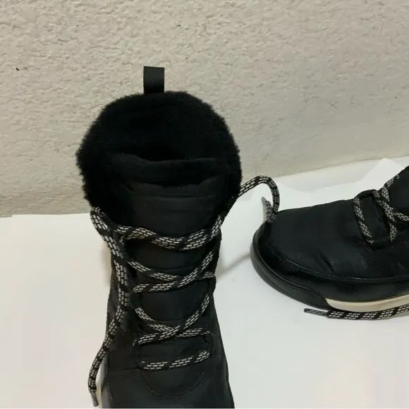 Sorel Women's Whitney II Short Lace Waterproof Boots Black, Size 9.5 M