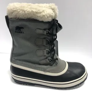 Sorel Women’s Winter Carnival, Gray Waterproof Boots, Size 10.5M