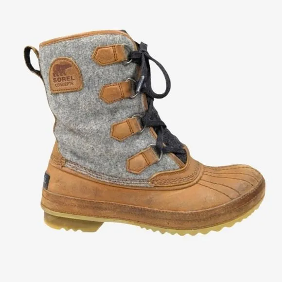 Sorel x Concepts Boots RARE GUC $250  Size 6    S3103
