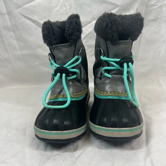 Sorel yoot pac nylon waterproof insulated winter boots quary dolphin NWOB