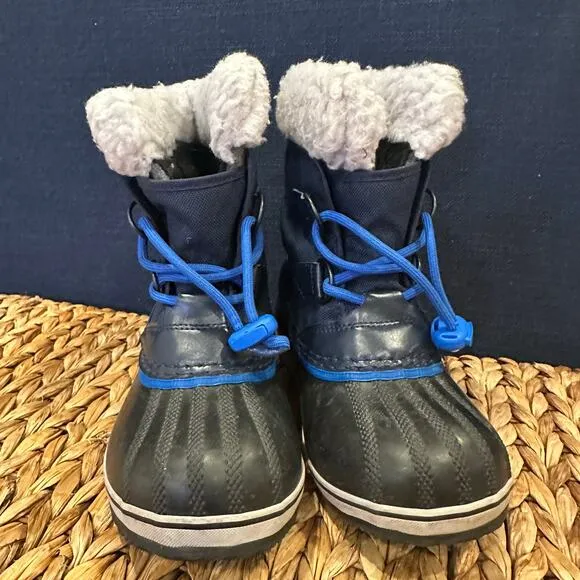 SOREL Yoot Pac Snow Boots sz 13 Navy Blue