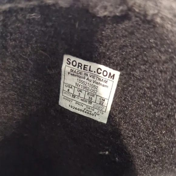 Sorel Yoot Pac Snow Boots Waterproof size 4 Unisex