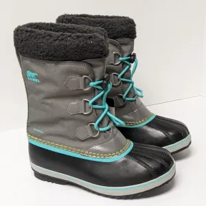 Sorel Yoot Pac Waterproof Winter Boots, Grey, Big Kids 6 M