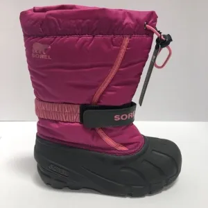 Sorel Youth Flurry Insulated Winter Boots, Girls’ Size 1 M