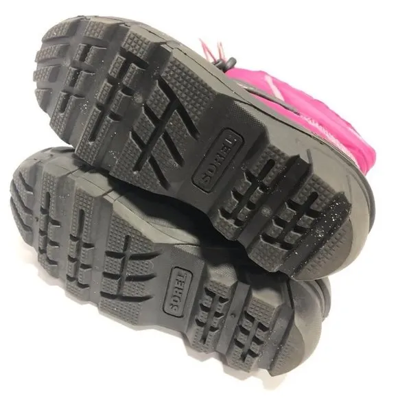 Sorel Youth Flurry Insulated Winter Boots, Girls’ Size 1 M