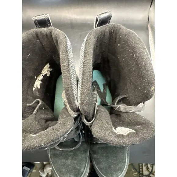 Sorel Youth Girl Snow Boots Black Size 4 *VGUC