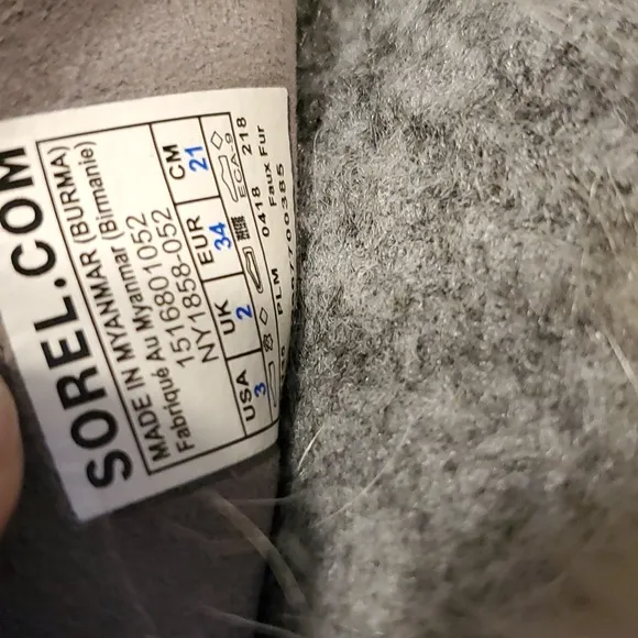 Sorel Youth Joan of Arctic Waterproof Insulated Winter Boots Gray Black …