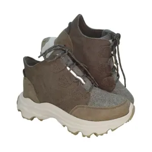 Sorel Kinetic Womens NEW w/Tags Gray &amp; Green Winter Boots - sz. 8 1/2
