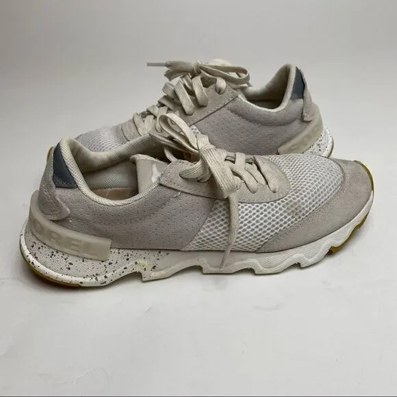 Sorel Kinetic Lace Sneaker White 8.5 Impact Tennis Shoes