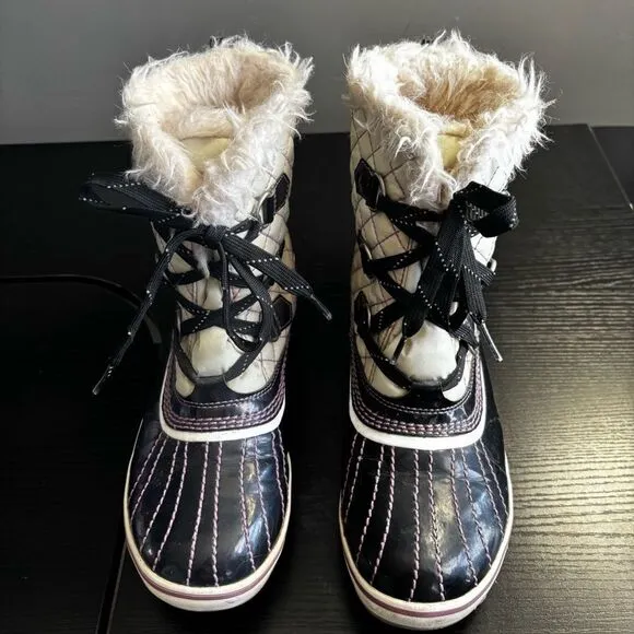Sorel Tivoli Waterproof Boots Oyster Wild Orchid, 10W