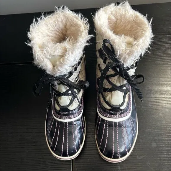 Sorel Tivoli Waterproof Boots Oyster Wild Orchid, 10W