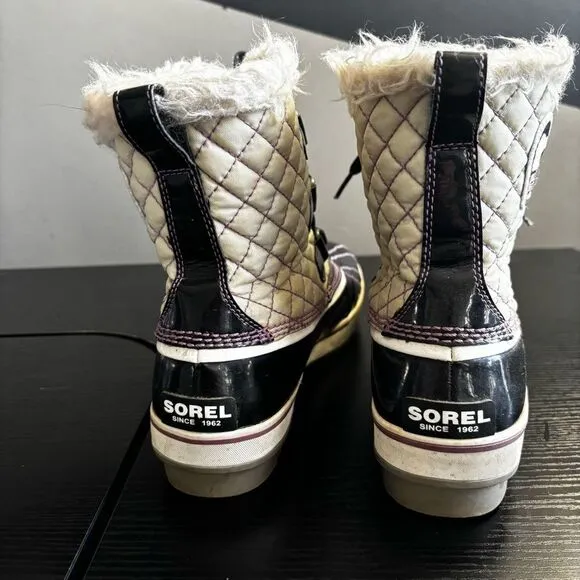 Sorel Tivoli Waterproof Boots Oyster Wild Orchid, 10W