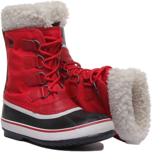 Sorel Winter Carnival NL3483-613 Boots Women's 6 Mountain Red Waterproof EEE3609