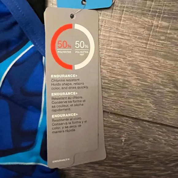 Speedo Girls Endurance   Plus size 24 Blue Competition Training Practice Racing