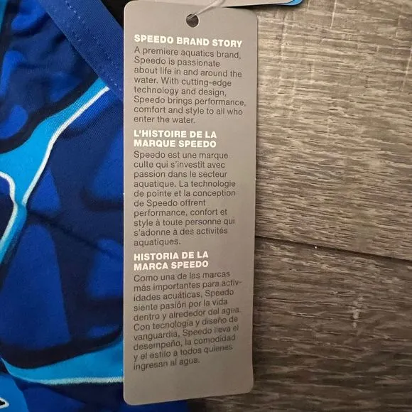 Speedo Girls Endurance   Plus size 24 Blue Competition Training Practice Racing
