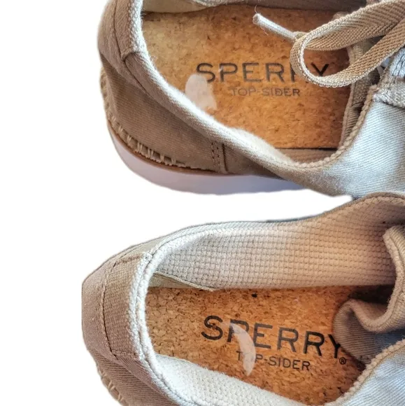 Sperry \ Men's Camden Canvas Oxford Shoes / Smokey Taupe / 10