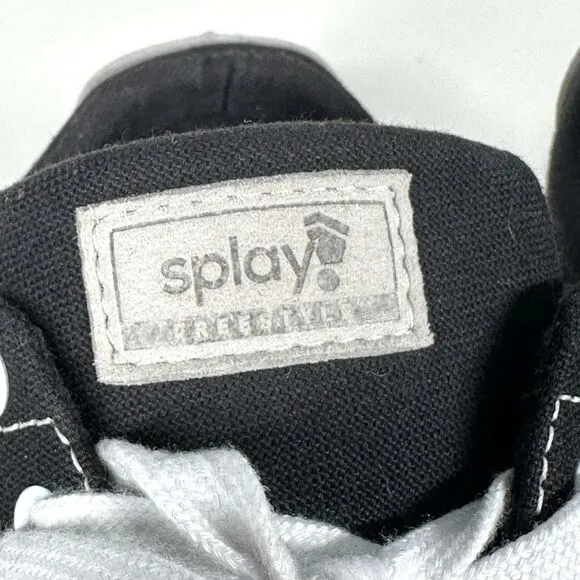 Splay Freestyle Black Canvas Barefoot Minimalist Shoes Men Size 10 Women 12