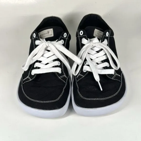 Splay Freestyle Black Canvas Barefoot Minimalist Shoes Men Size 10 Women 12