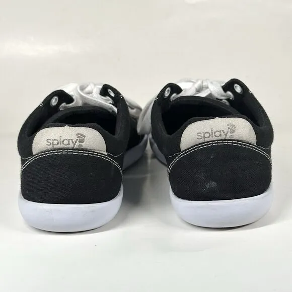 Splay Freestyle Black Canvas Barefoot Minimalist Shoes Men Size 10 Women 12