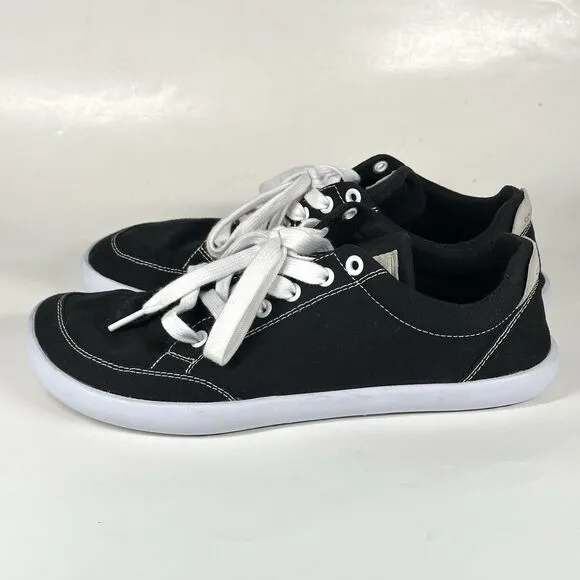 Splay Freestyle Black Canvas Barefoot Minimalist Shoes Men Size 10 Women 12