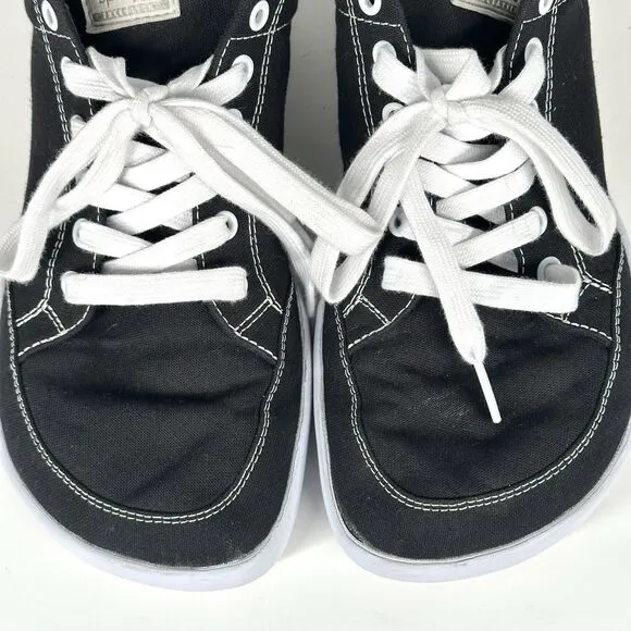 Splay Freestyle Black Canvas Barefoot Minimalist Shoes Men Size 10 Women 12