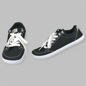 Splay Freestyle Black Canvas Barefoot Minimalist Shoes Men Size 10 Women 12