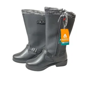 Sporto Women's Winter Boots 7M Black Tall Iceland WaterProof Side Zip Buckle NWT