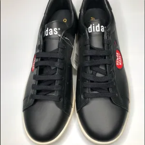 Stan Smith Shoes Size 9.5 Human Made Black &amp; Red Color Adidas Original Sneakers