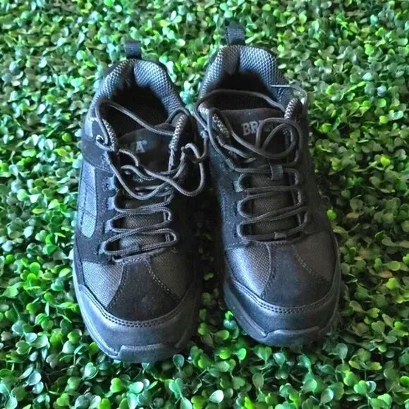 Steel Toe Sneakers . Size: 8 . Leather . Waterproof . Low Top Industrial