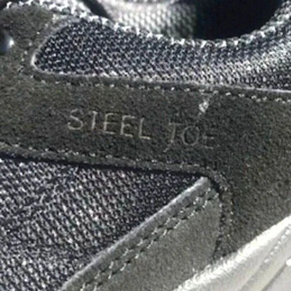 Steel Toe Sneakers . Size: 8 . Leather . Waterproof . Low Top Industrial