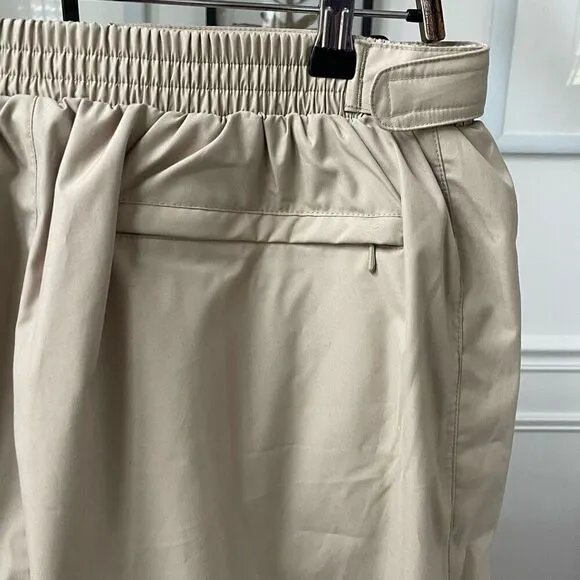 Sun Mountain Sports Tan Windbreaker Outdoor Pants Adjustable L