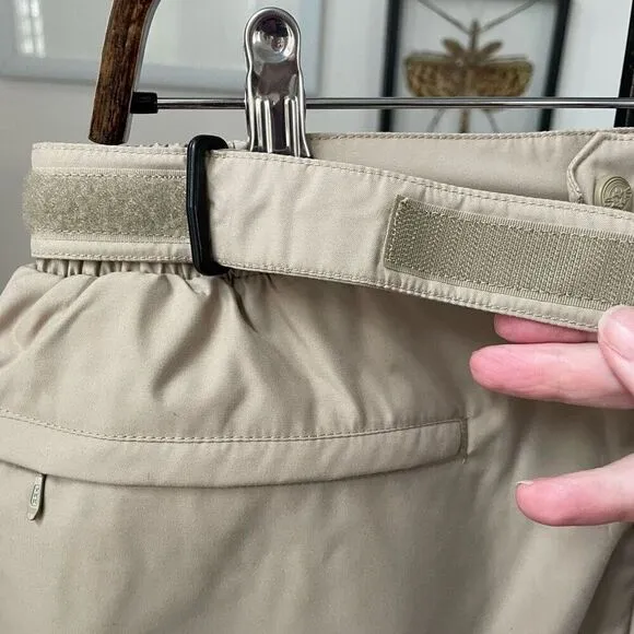 Sun Mountain Sports Tan Windbreaker Outdoor Pants Adjustable L