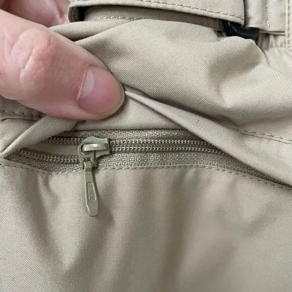 Sun Mountain Sports Tan Windbreaker Outdoor Pants Adjustable L