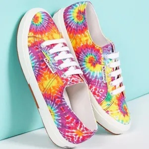 Superga NEW Tie-Dye Canvas Sneakers 2750 Size 8