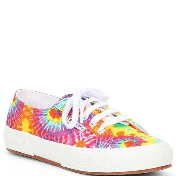 Superga NEW Tie-Dye Canvas Sneakers 2750 Size 8