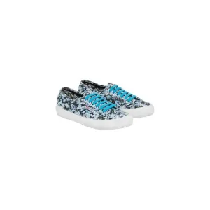 SUPERGA Womens Blue Limited Edition Eyelet Mary Almond Training Shoes 6.5