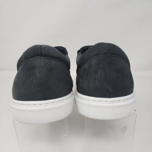 Supply Lab Leather Shoes Men 12 Black Perforated Smooth Casual Comfort Sneakers