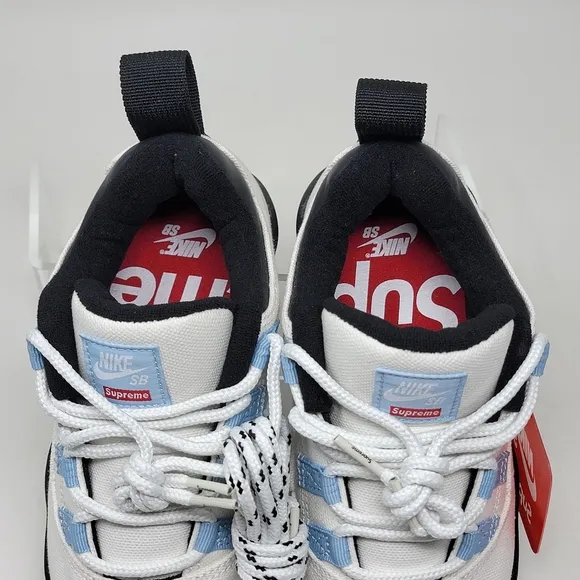 Supreme x Nike Air Darwin Low SB Sail FQ3000 100 Sneakers Shoes Men's Size 4 New